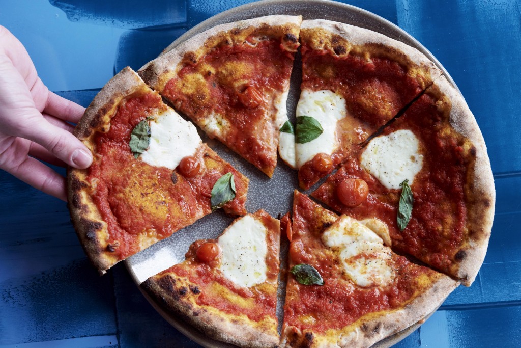 Sourdough pizza at Craft London